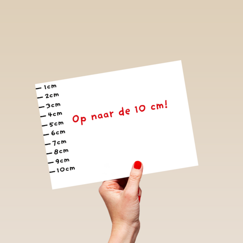 op naar de 10 cm