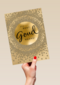 Moederdag kaart stijlvol jij bent goud waard