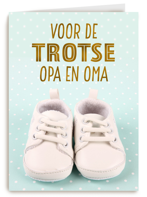 schoentjes voor een trotse opa en oma