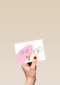 Verloofdkaart Engels She said yes