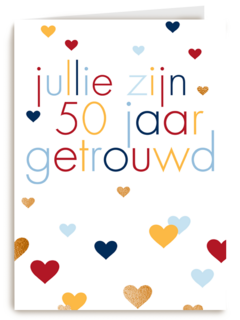 Jullie zijn 50 jaar getrouwd
