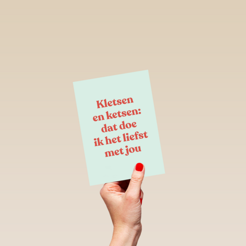 liefde kaart andc kletsen en ketsen
