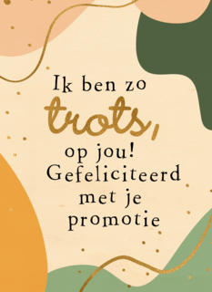 promotie kaart trots