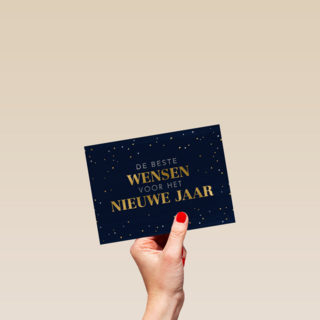 nieuwjaar kaart de beste wensen voor het nieuwe jaar