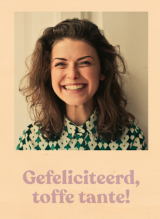verjaardag fotokaart andc gefeliciteerd toffe tante