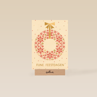 Kerstkaart zakelijk Kerstkrans