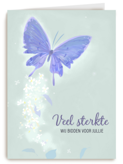 condoleancekaart wij bidden voor jullie