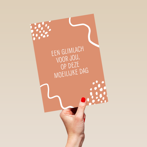 Sterktekaart een glimlach voor jou