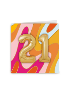 ballonnen voor 21ste verjaardag
