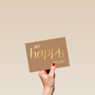 Nieuwjaar 2027 So Happy 2027