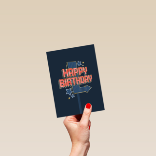 Verjaardag Happy Birthday Sterren