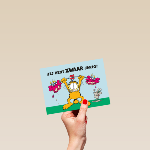 Garfield jij bent zwaar jarig