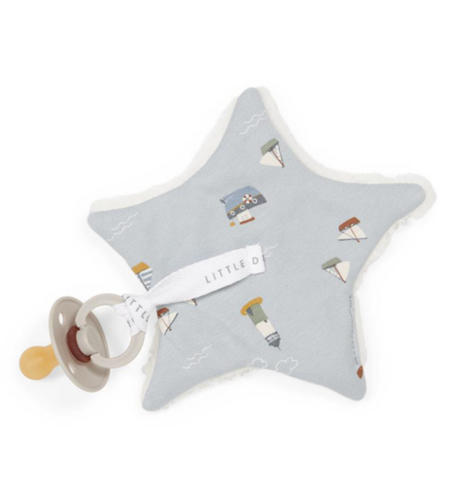 Little Dutch Speendoekje Sailors Bay Blue