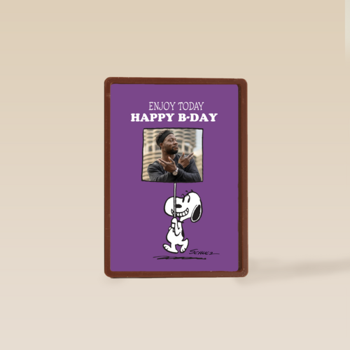 Peanuts Happy Bday Fotokaart