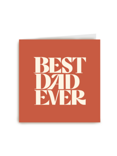Vaderdagkaart best dad ever
