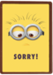 Sorry kaart Minions met Bob