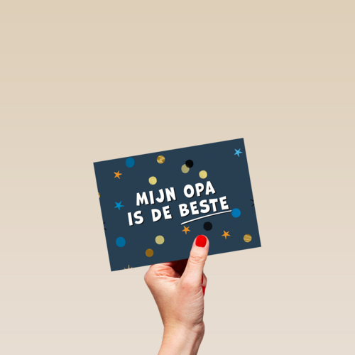 Opa kaart mijn opa is de beste