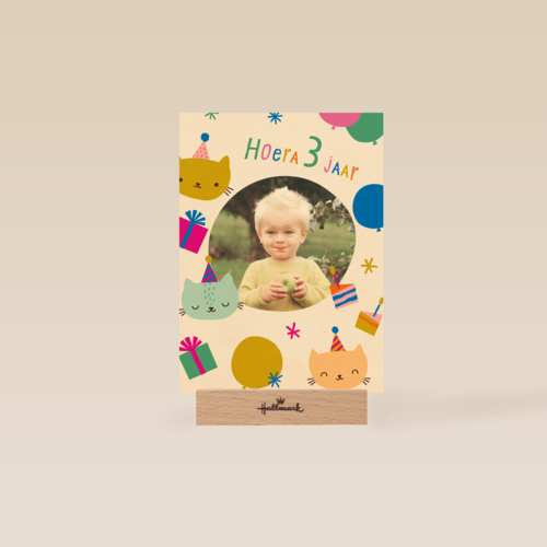 Hoera 3 jaar fotokaart