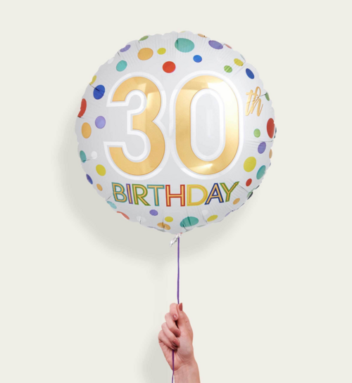 Ballon 30 Verjaardag Multi