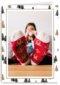 fotokaart met kerstsokken