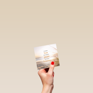 Condoleance mooie herrinering strand