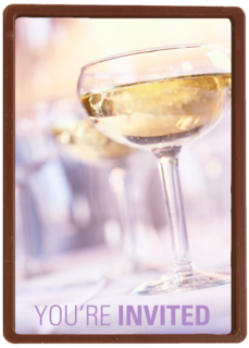 glazen witte wijn jubileum