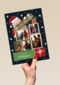 Kerstmis Fotokaart Kerstman