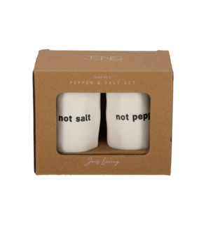 JENS Living Peper- en Zoutsel Not Salt, Not Pepper