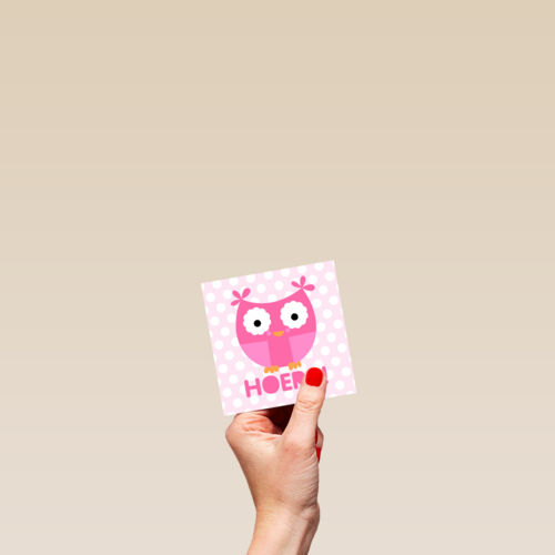 roze uil hoera