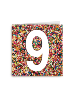 prodo design 9 jaar confetti ballen