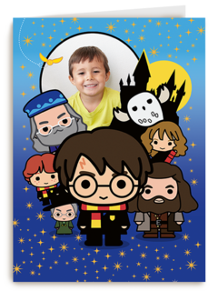 Harry Potter Fotokaart Blauw