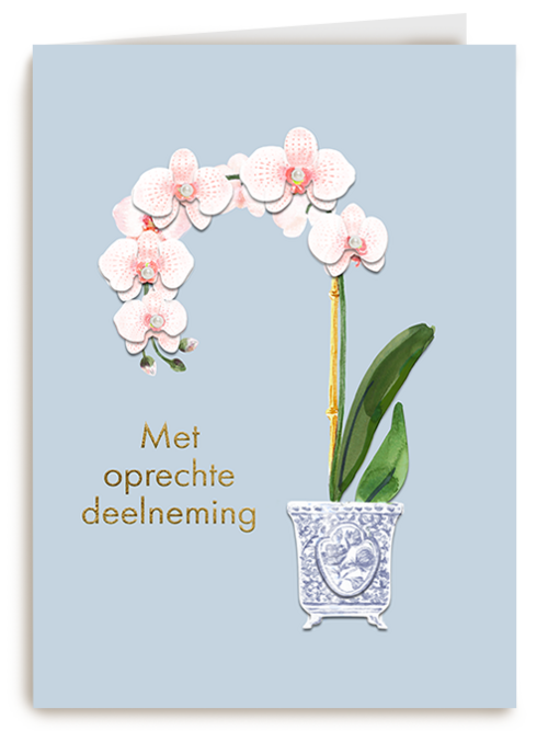 Kaart Hallmark | Condoleance Kaarten Herinnering | Condoleance Heel Veel Sterkte Vaas