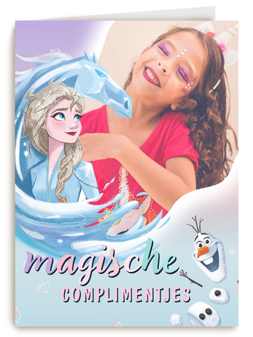 Frozen compliment fotokaart Elsa