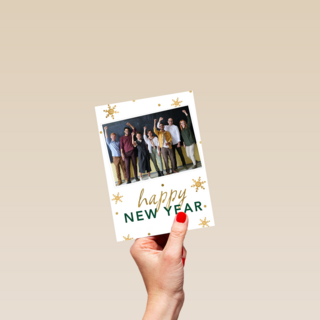nieuwjaar fotokaart happy new year groep