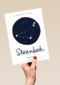 sterrenbeeld kaart steenbok aanpasbare tekst