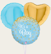 Ballonnentros It is a Boy Blauw Goud