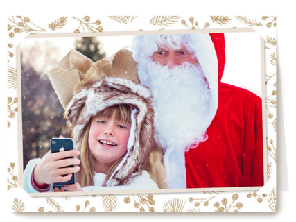 kerstman fotokaart