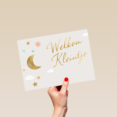 geboorte felicitatie welkom kleintje