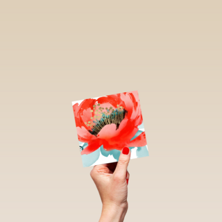 watercolor bloem blanco