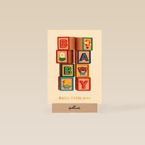 Geboorte felicitatie folio baby blokken