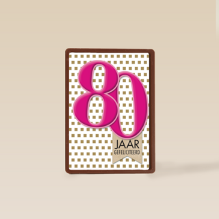 tachtig roze blokken