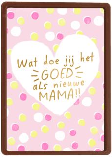 moederdag kaart klassiek wat doe jij het goed als nieuwe mama
