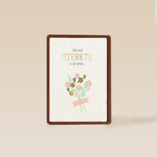 Condoleance heel veel sterkte boeket