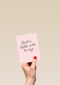 Zomaar kaart just a little note to say powervrouw