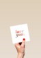 Liefde kaart love you