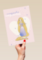 prinses kaart disney magische verjaardag rapunzel
