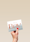 its a boy with metallic text