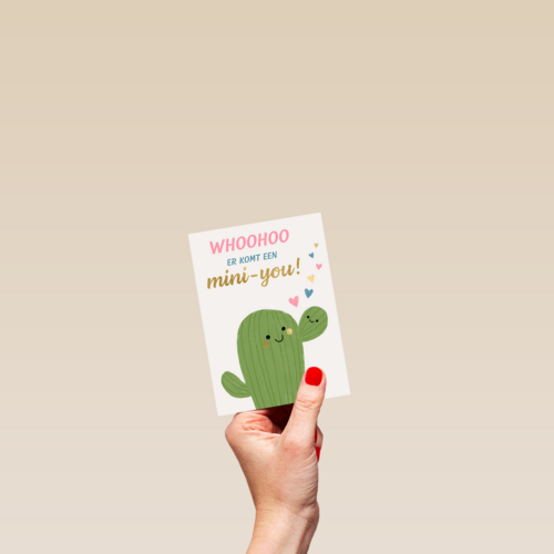 Whoohoo er komt een mini you