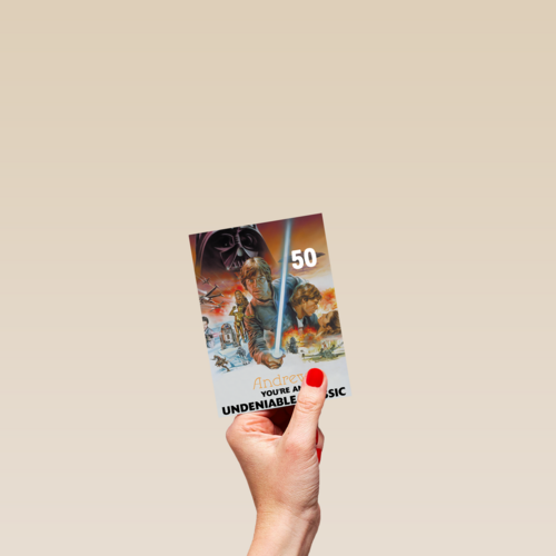 verjaardag kaart man star wars classics