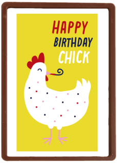 Verjaardagskaart Happy Birthday Chick